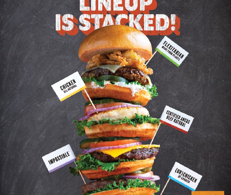 Our Burger Lineup is Stacked